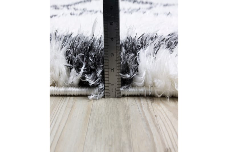 Wiltonmatto Nishiki 160x230 cm Suorakaide - Valkoinen/Antrasiitti - Kodintekstiilit & matot - Matto - Moderni matto - Wilton-matto