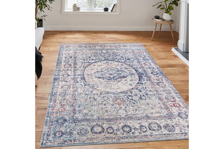 Wiltonmatto Nizam 200x290 cm Suorakaide - Monivärinen - Wilton-matto - Kuviollinen matto & värikäs matto
