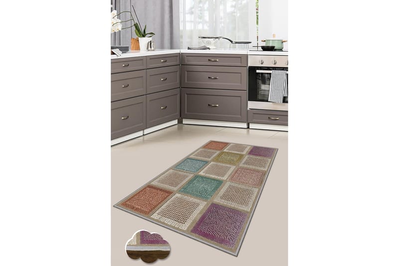 Wiltonmatto Nobukazu 60x100 cm Suorakaide, Monivärinen