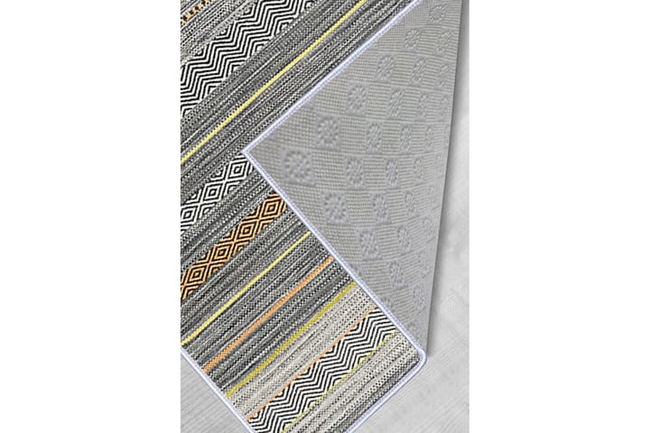 Wiltonmatto Nobusuke 60x100 cm Suorakaide - Harmaa - Wilton-matto - Kuviollinen matto & värikäs matto