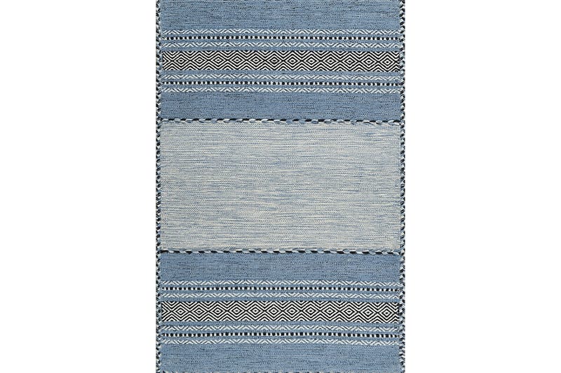 Wiltonmatto Nobutada 60x100 cm Suorakaide - Sininen - Kodintekstiilit & matot - Matto - Moderni matto - Wilton-matto