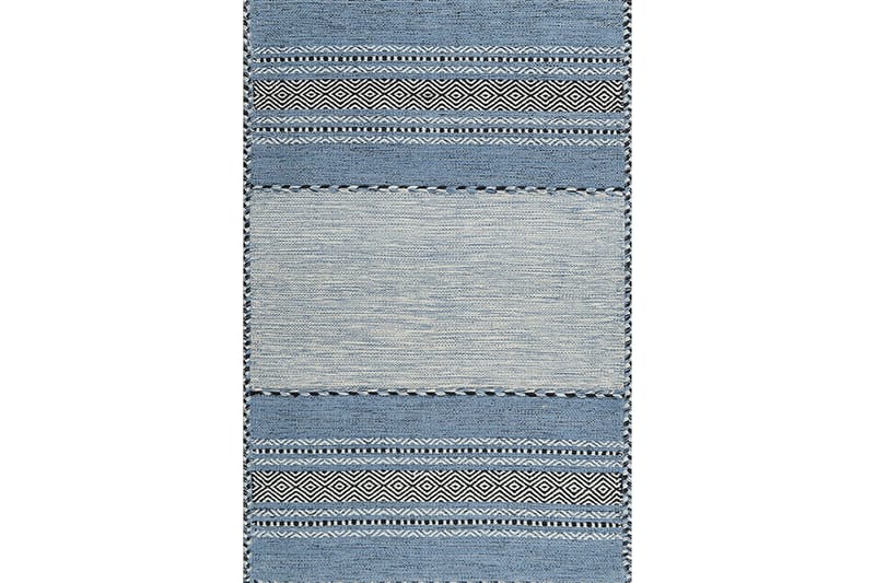 Wiltonmatto Nobutada 60x100 cm Suorakaide - Sininen - Kodintekstiilit & matot - Matto - Moderni matto - Wilton-matto