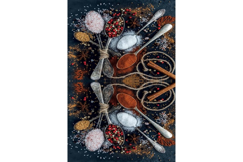 Wiltonmatto Nobuyasu 80x50 cm Suorakaide - Monivärinen - Kodintekstiilit & matot - Matto - Moderni matto - Wilton-matto