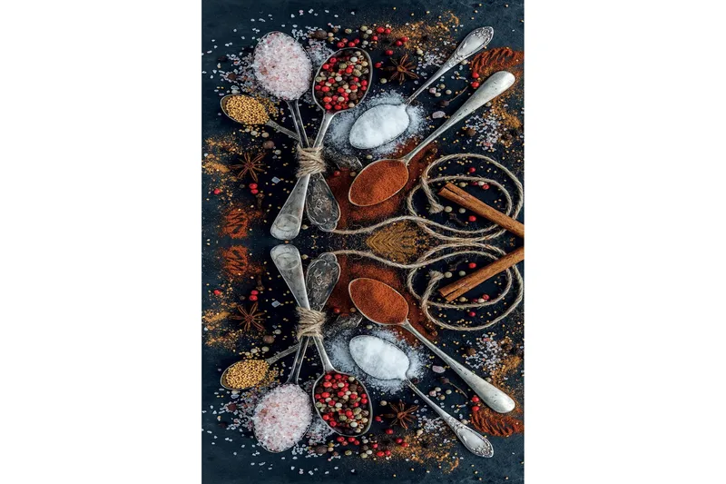 Wiltonmatto Nobuyasu 80x50 cm Suorakaide - Monivärinen - Kodintekstiilit & matot - Matto - Moderni matto - Wilton-matto