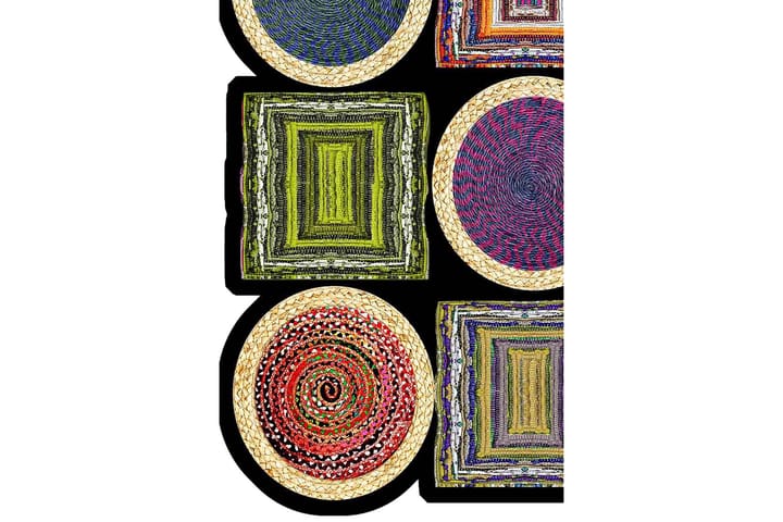 Wiltonmatto Nonoka 60x100 cm Suorakaide - Monivärinen - Wilton-matto - Kuviollinen matto & värikäs matto