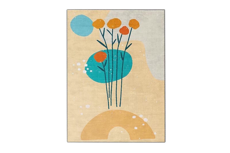 Wiltonmatto Noore 80x140 cm Suorakaide - Monivärinen - Kodintekstiilit & matot - Matto - Moderni matto - Wilton-matto