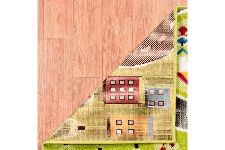 Wiltonmatto Noorpa 160x230 cm Suorakaide - Vihreä - Wilton-matto - Kuviollinen matto & värikäs matto