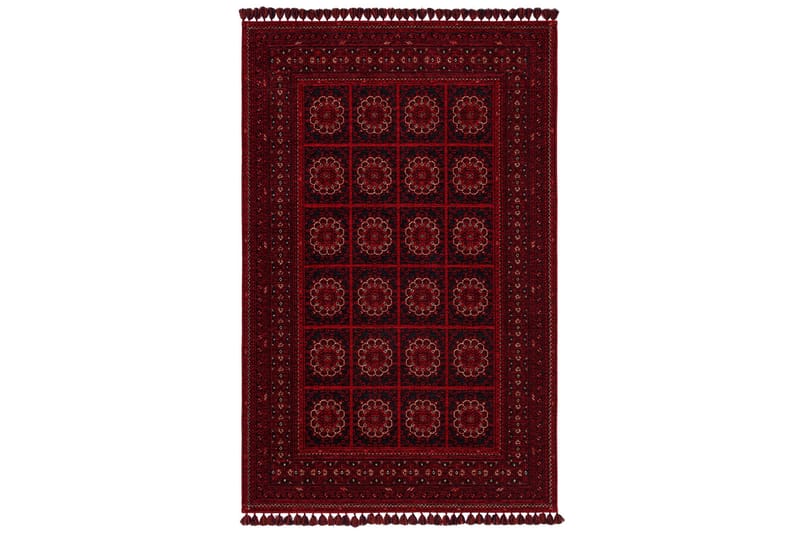 Wiltonmatto Noritoshi 160x230 cm Suorakaide - Punainen - Kodintekstiilit & matot - Matto - Moderni matto - Wilton-matto