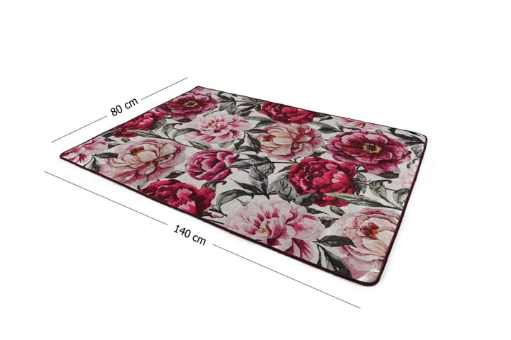 Wiltonmatto Novisha 80x140 cm Suorakaide - Monivärinen - Wilton-matto - Kuviollinen matto & värikäs matto