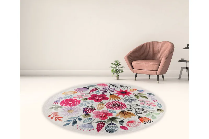 Wiltonmatto Nozomu 200 cm Pyöreä, Monivärinen