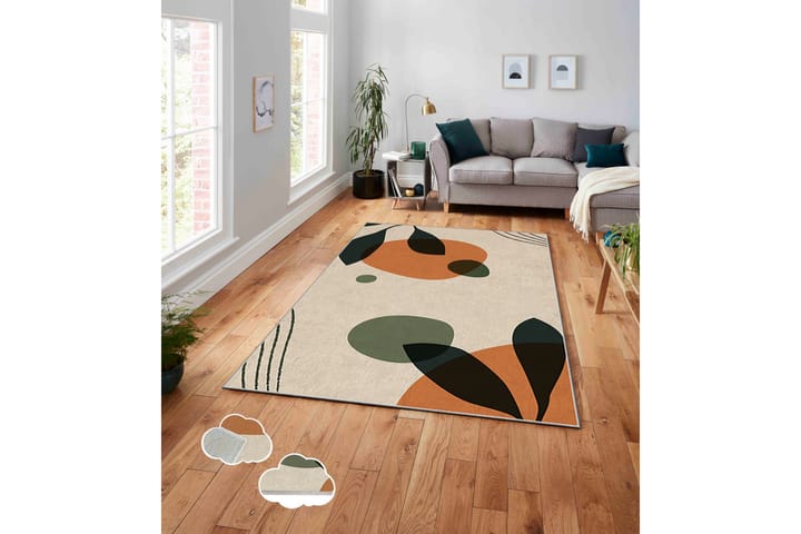Wiltonmatto Nunki 120x180 cm Suorakaide - Monivärinen - Wilton-matto - Kuviollinen matto & värikäs matto