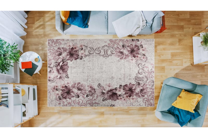 Wiltonmatto Nunki 160x230 cm Suorakaide - Monivärinen - Kodintekstiilit & matot - Matto - Moderni matto - Wilton-matto