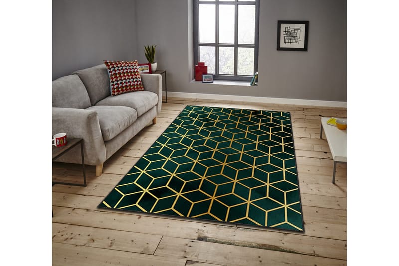 Wiltonmatto Nunki 160x230 cm Suorakaide - Monivärinen - Kodintekstiilit & matot - Matto - Moderni matto - Wilton-matto