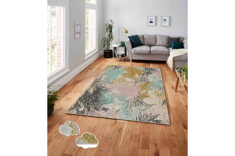 Wiltonmatto Nunki 160x230 cm Suorakaide - Monivärinen - Kodintekstiilit & matot - Matto - Moderni matto - Wilton-matto