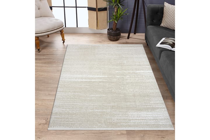 Wiltonmatto Ombeer 120x170 cm Suorakaide - Valkoinen/Beige - Wilton-matto - Kuviollinen matto & värikäs matto