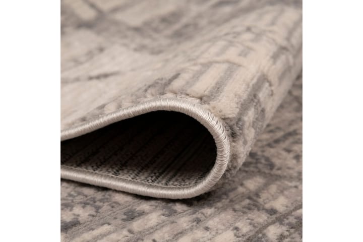 Wiltonmatto Omprakash 200x290 cm Suorakaide - Harmaa/Beige/Ruskea - Wilton-matto - Kuviollinen matto & värikäs matto