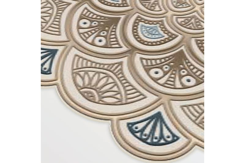 Wiltonmatto Rafi 180x180 cm Suorakaide - Kerma - Kodintekstiilit & matot - Matto - Moderni matto - Wilton-matto