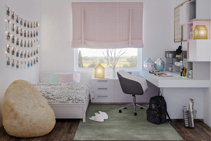 Wiltonmatto Soft 200x290 cm Vihreä - Vihreä - Kodintekstiilit & matot - Matto - Moderni matto - Wilton-matto