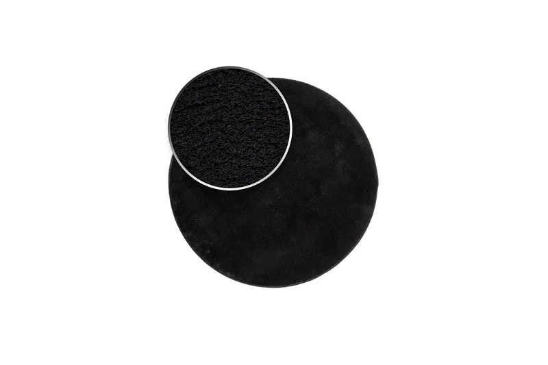 Wiltonmatto Soft Pyöreä Ø120 cm Musta - Musta - Kodintekstiilit & matot - Matto - Moderni matto - Wilton-matto
