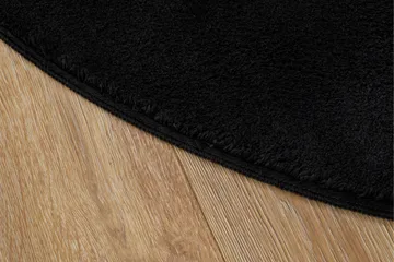 Wiltonmatto Soft Pyöreä Ø200 cm Musta - Musta - Kodintekstiilit & matot - Matto - Moderni matto - Wilton-matto