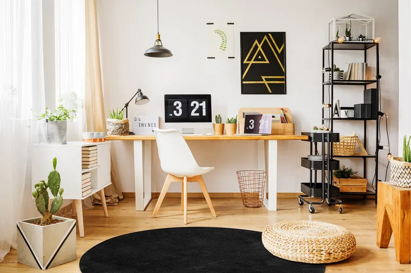 Wiltonmatto Soft Pyöreä Ø200 cm Musta - Musta - Kodintekstiilit & matot - Matto - Moderni matto - Wilton-matto