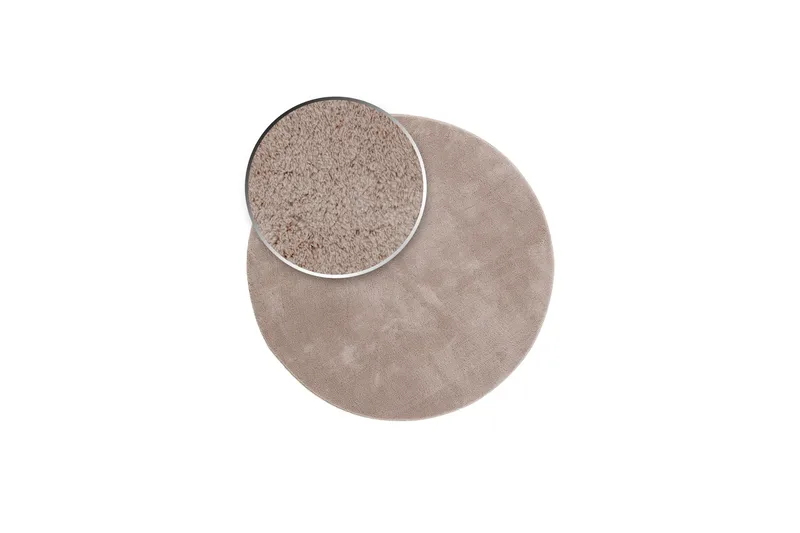 Wiltonmatto Soft Pyöreä Ø160 cm Beigeharmaa - Greige - Kodintekstiilit & matot - Matto - Moderni matto - Wilton-matto