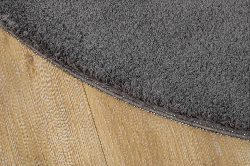 Wiltonmatto Soft Pyöreä Ø200 cm Grafiitinharmaa - Grafiitinharmaa - Kodintekstiilit & matot - Matto - Moderni matto - Wilton-matto