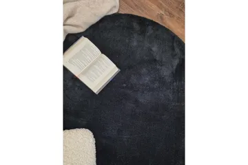 Wiltonmatto Soft Pyöreä Ø200 cm Musta - Musta - Kodintekstiilit & matot - Matto - Moderni matto - Wilton-matto