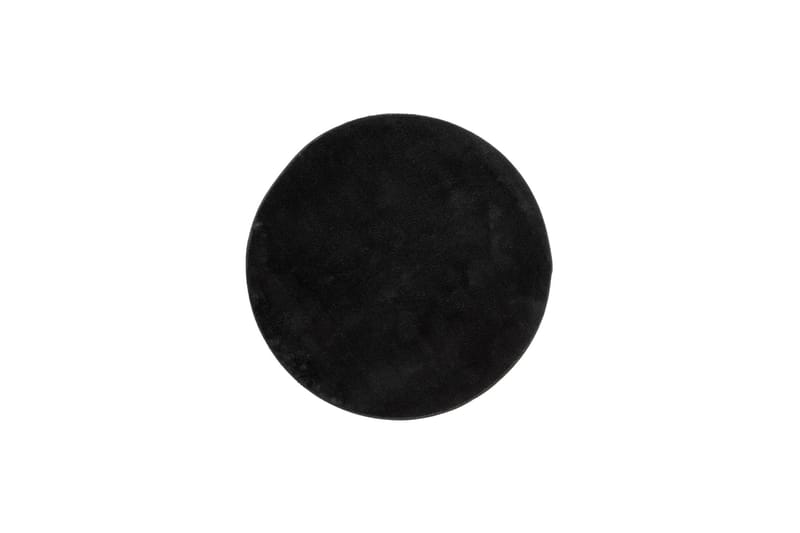 Wiltonmatto Soft Pyöreä Ø120 cm Musta, Musta