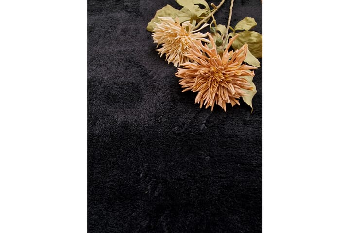 Wiltonmatto Softina 140x200 cm - Musta - Pyöreät matot - Wilton-matto - Kuviollinen matto & värikäs matto