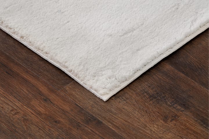 Wiltonmatto Softina 80x230 cm Valkoinen - Valkoinen - Wilton-matto - Kuviollinen matto & värikäs matto