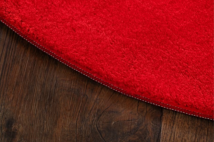 Wiltonmatto Softina Pyöreä Ø240 cm Punainen - Punainen - Wilton-matto - Kuviollinen matto & värikäs matto