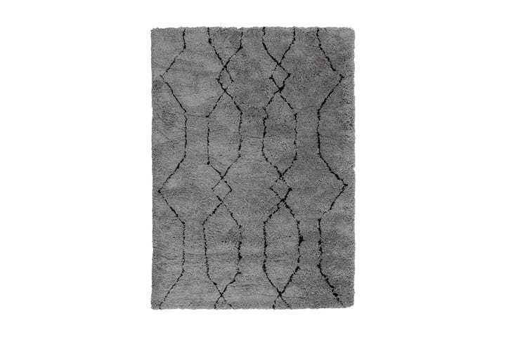 Wiltonmatto Soutala 170x240 cm - Harmaa/Musta - Wilton-matto - Kuviollinen matto & värikäs matto