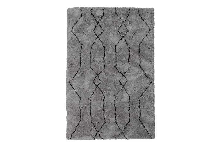 Wiltonmatto Soutala 200x300 cm - Harmaa/Musta - Kuviollinen matto & värikäs matto - Wilton-matto