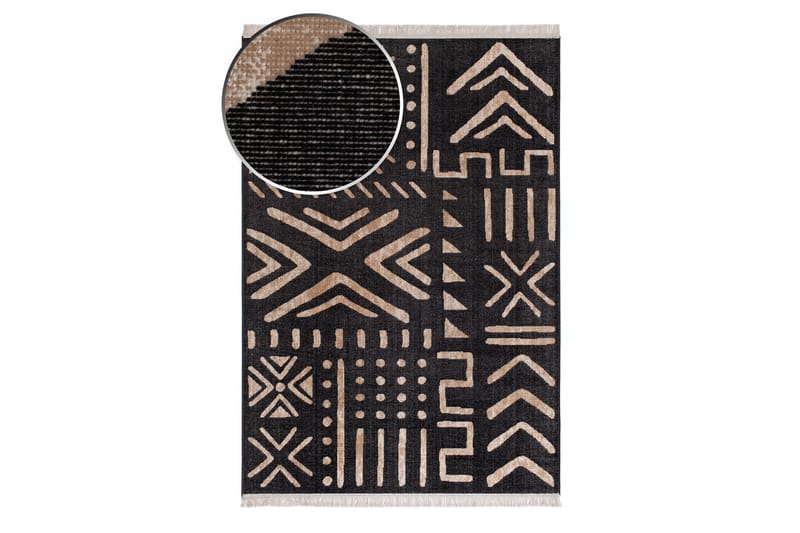Wiltonmatto Tulum Inka 160x230 cm Grafiitti - Grafiitti - Kodintekstiilit & matot - Matto - Moderni matto - Wilton-matto