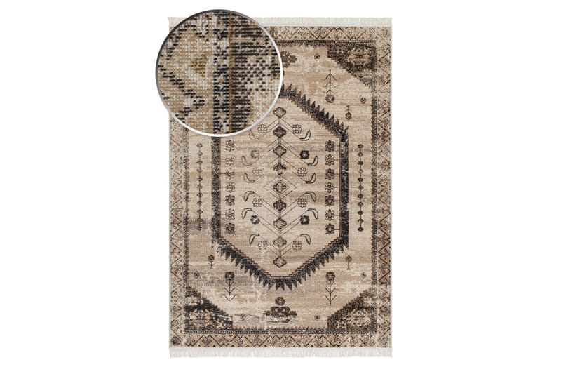 Wiltonmatto Tulum Maya 160x230 cm Kermanvalkoinen - Kermanvalkoinen - Kodintekstiilit & matot - Matto - Moderni matto - Wilton-matto
