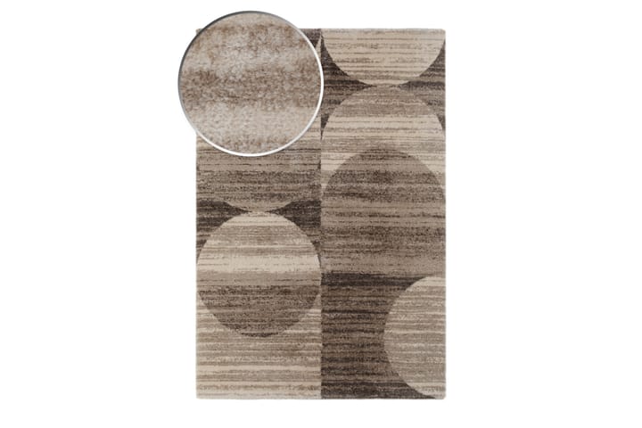 Wiltonmatto Winston Circle 160x230 cm Kermanvalkoinen - Kermanvalkoinen - Wilton-matto - Kuviollinen matto & värikäs matto - Iso matto