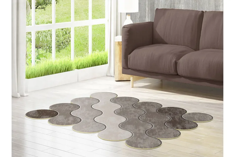 Wiltonmatto Puran 120x180 cm Suorakaide, Ruskea