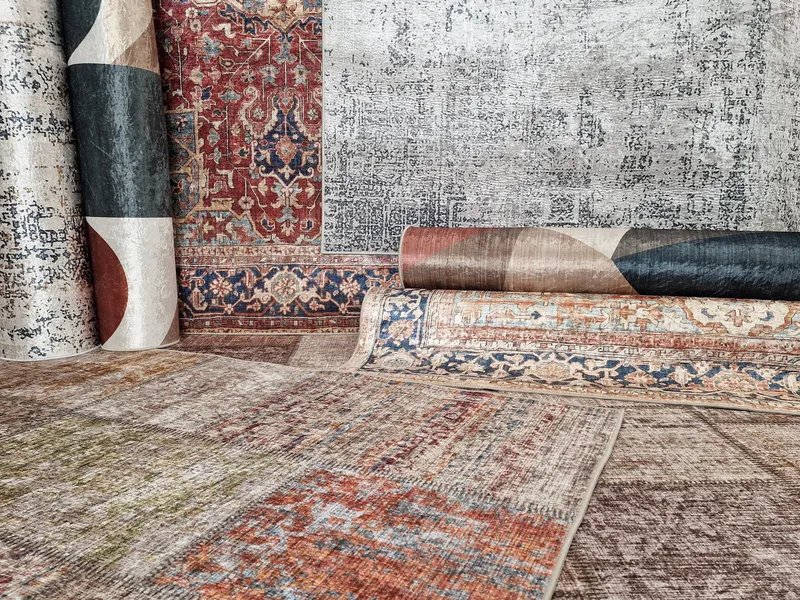 Wiltonmatta KM Home Flerfärgad 80x150 cm - Kodintekstiilit & matot - Matto - Moderni matto - Wilton-matto