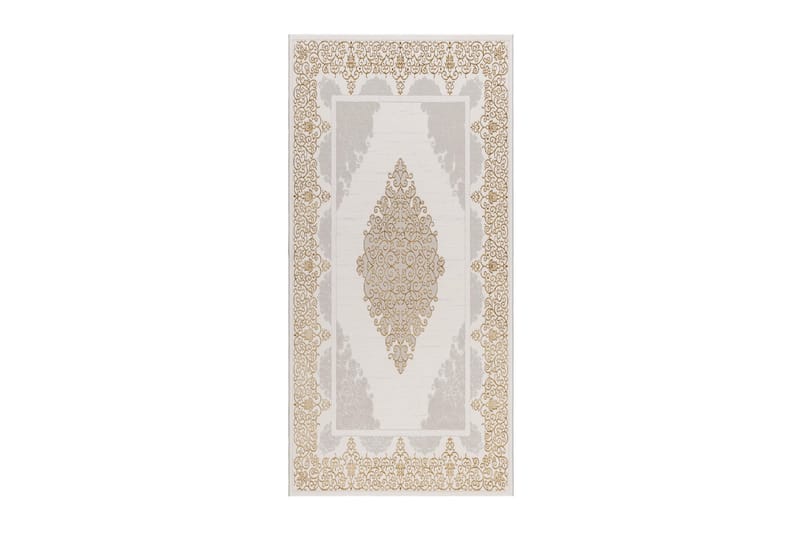Wiltonmatto Ankara 80x150 cm - Beige/Kulta - Kodintekstiilit & matot - Matto - Moderni matto - Wilton-matto
