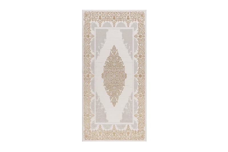 Wiltonmatto Ankara 80x300 cm, Beige/Kulta