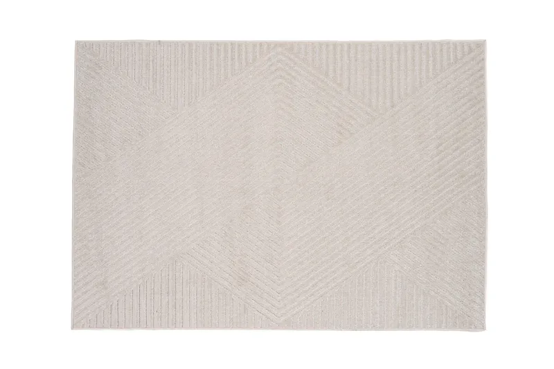 Wiltonmatto Aron 240x340 cm Suorakaide, Valkoinen