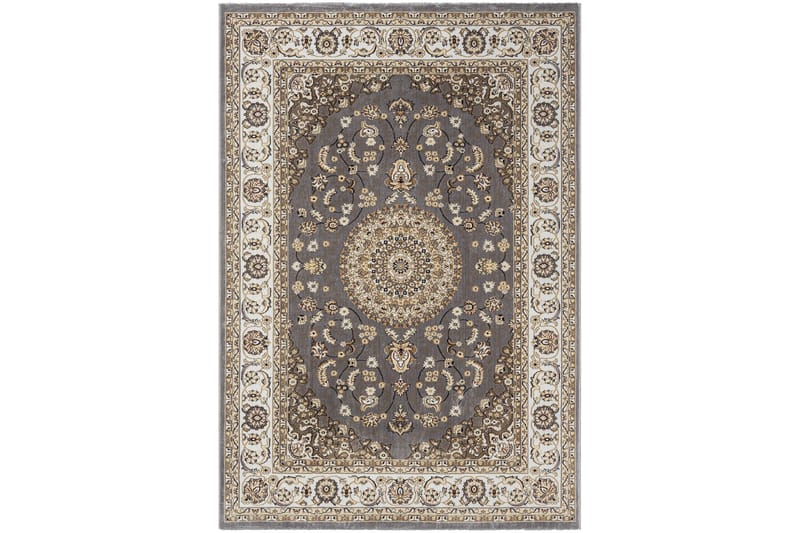 Wiltonmatto Dubai Medallion 80x300 cm Harmaa - Harmaa - Kodintekstiilit & matot - Matto - Moderni matto - Wilton-matto