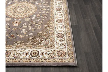 Wiltonmatto Dubai Medallion 80x300 cm Harmaa - Harmaa - Kodintekstiilit & matot - Matto - Moderni matto - Wilton-matto