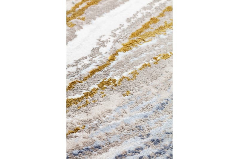 Wiltonmatto Gani 200x290 cm - Sininen/Kulta - Kodintekstiilit & matot - Matto - Moderni matto - Wilton-matto