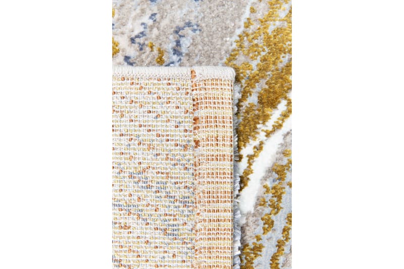 Wiltonmatto Gani 200x290 cm - Sininen/Kulta - Kodintekstiilit & matot - Matto - Moderni matto - Wilton-matto