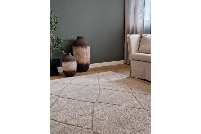 Wiltonmatto Gomati 160x230 cm - Pellavabeige - Kodintekstiilit & matot - Matto - Moderni matto - Wilton-matto