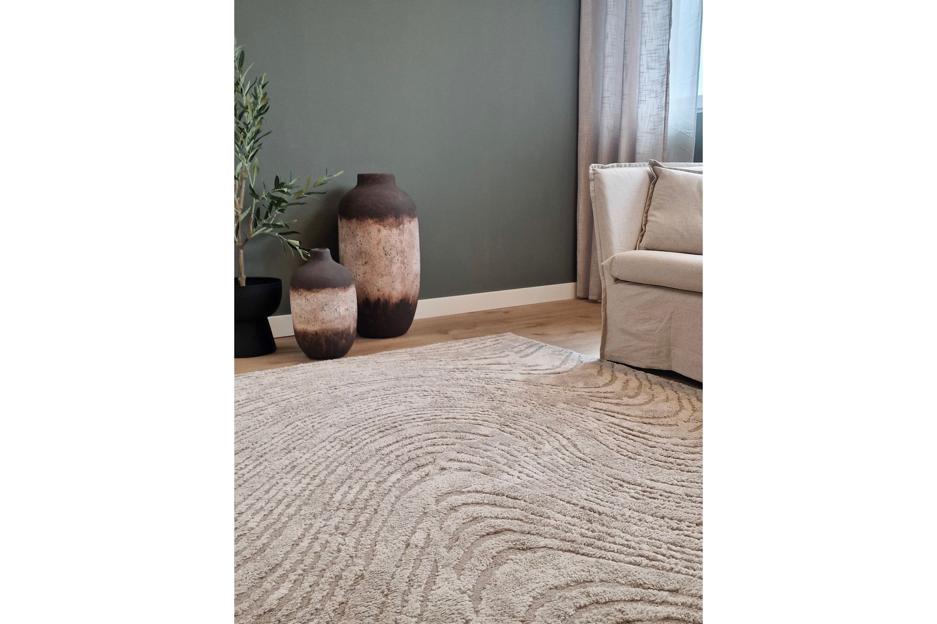 Wiltonmatto Gomati 240x340 cm - Pellavabeige - Kodintekstiilit & matot - Matto - Moderni matto - Wilton-matto
