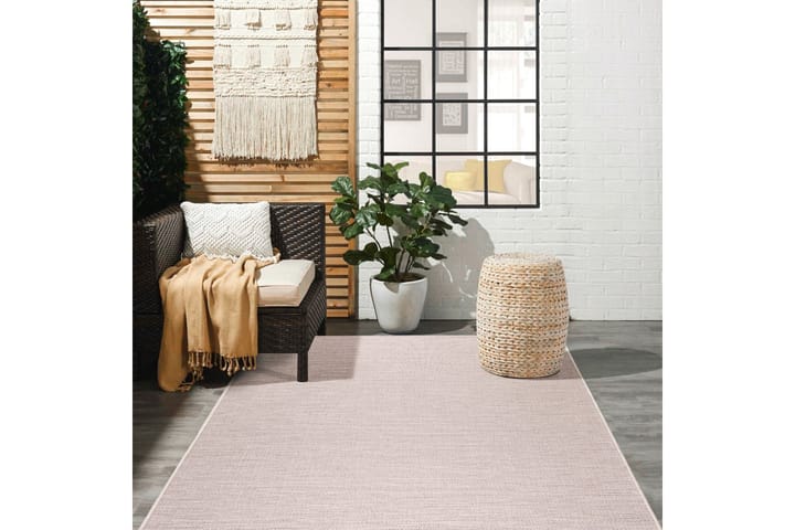 Wiltonmatto Nensi 80x150 cm Suorakaide - Roosa - Kuviollinen matto & värikäs matto - Wilton-matto