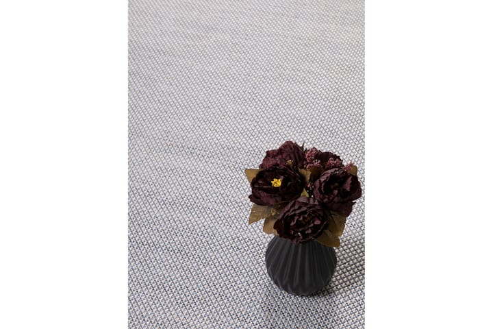 Wiltonmatto Nensi 80x150 cm Suorakaide - Sininen/Kerma - Wilton-matto - Kuviollinen matto & värikäs matto